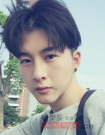 韓國男生中分髮型  時尚復古彰顯專屬個性