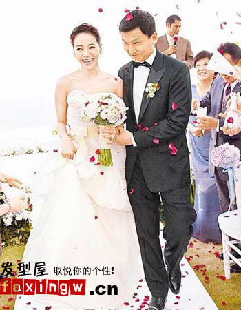 侯佩岑黃伯俊婚紗髮型圖片大賞