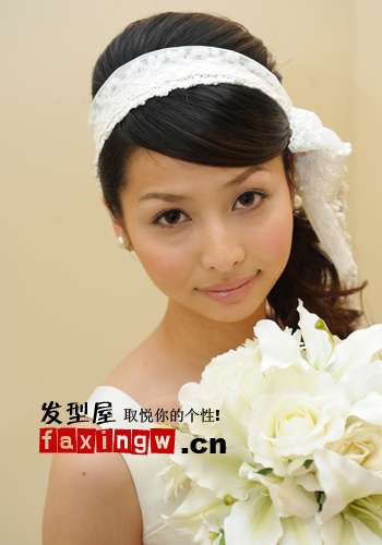   2012新款日系新娘髮型 綻放唯美浪漫氣息