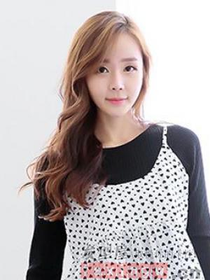 韓式女生燙髮圖 簡單甜美顯氣質