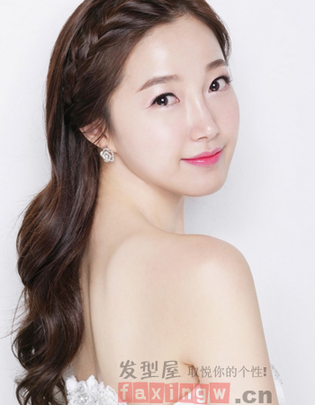  最新韓式新娘髮型圖片  浪漫唯美華麗雙收