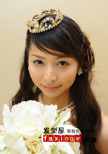   2012新款日系新娘髮型 綻放唯美浪漫氣息