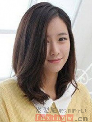  2016韓版中長發髮型女 清新靈動時尚風