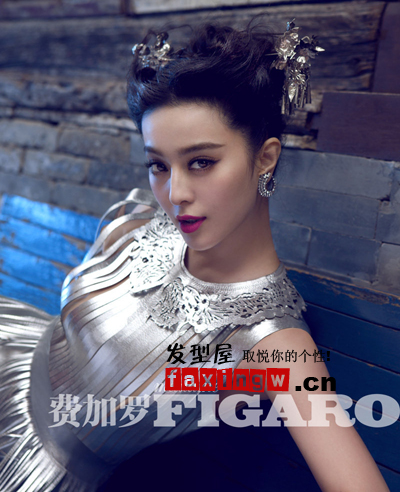 范冰冰登《費加羅FIGARO》時尚封面妖媚盤發圖片