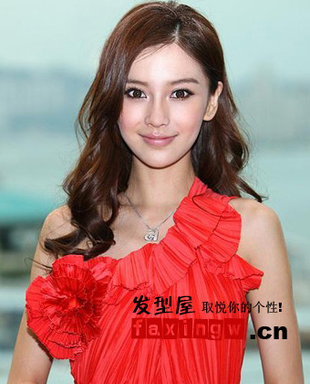 黃曉明女友楊穎AngelaBaby 演繹時尚潮流髮型