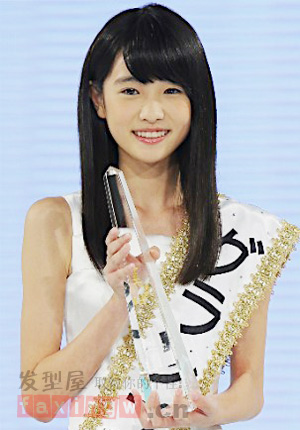 日本12歲國民美少女高橋光躥紅 清純髮型勝過奶茶妹