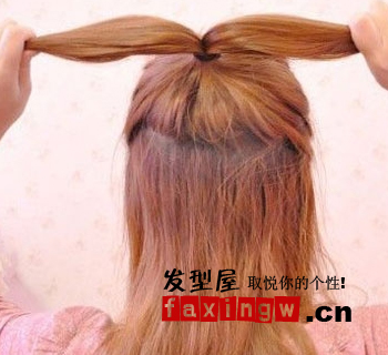 diy清新丸子頭 詳細髮型教程示範髮型扎法