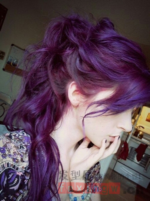 超好看紫色頭髮圖片集錦  吸睛發色潮女必學